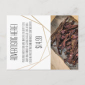 Carte de publicité commerciale White Roses Gold Ge (Dos)