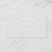 Carte de publicité de canal (Dos)