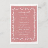 Carte de puits d'aquarelle romantique (Devant)