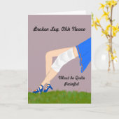 Carte de puits pour Jambe cassée (Fleur jaune)