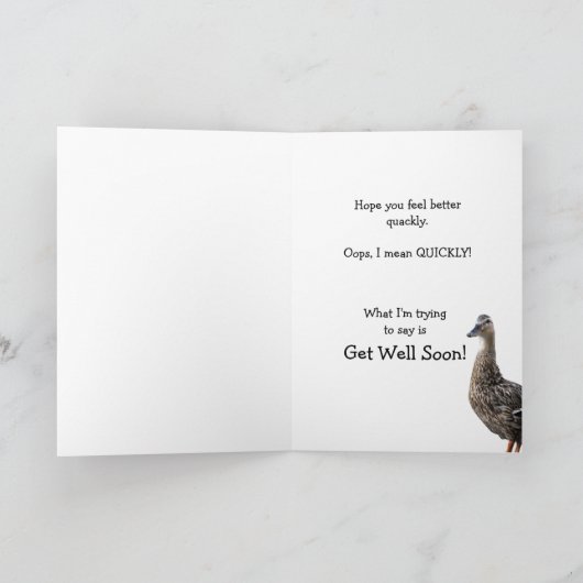 Carte de puits pour le canard confus (Intérieur)