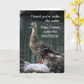 Carte de puits pour le canard confus (Fleur jaune)