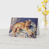 Carte de "puma" (Fleur jaune)