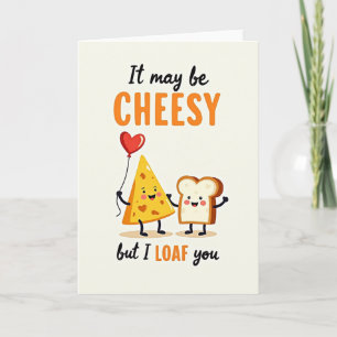 Carte de Pun Fromageux Je Vous Aime