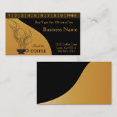 Carte de punch de café (Devant / Derrière)