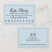 Carte de Punch Loyauté Client Manicurist Salon Nai (Devant / Derrière)