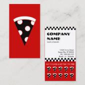 carte de punch pizza slices (Devant / Derrière)