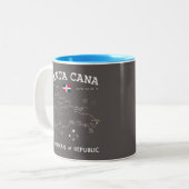 Carte de Punta Cana Coffee Mug (Devant gauche)