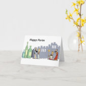 carte de purim (Fleur jaune)