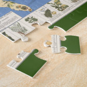 Carte de puzzle de fines herbes de remèdes (Côté)