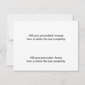 Carte de puzzle "maquette" photo personnalisable - (Dos)