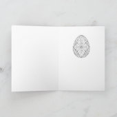 Carte de Pysanky à colorier 2 (Intérieur)