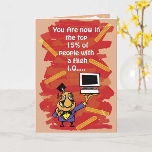 Carte de QI de divorce (Fleur jaune)