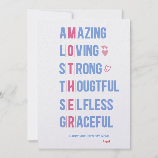 Carte de qualité Extraordinaire personnalisée pour (Devant)