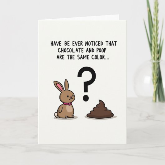 Carte de question marron (Devant)