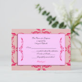 Carte de Quinceanera RSVP (Debout devant)