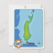 carte de Raasay en Écosse (Dos)