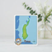 carte de Raasay en Écosse (Debout devant)