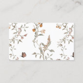 Carte de rabat à Baby shower de bois (Dos)