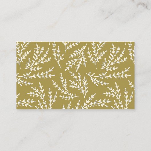 Carte de rabat à couche dorée Rustique à main (Dos)