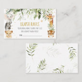 Carte de rabat baby shower (Devant / Derrière)