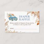 Carte de rabat Baby shower de de camion Citrouill (Devant)