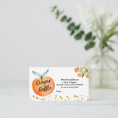 Carte de rabat Baby shower de pêche (Debout devant)