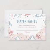 Carte de rabat Baby shower de rodéo de la fille (Devant)