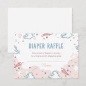 Carte de rabat Baby shower de rodéo de la fille (Devant / Derrière)