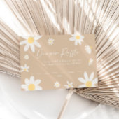 Carte de rabat Beige Daisy