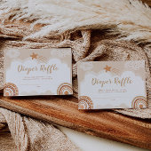 Carte de rabat Boho Rainbow Baby shower