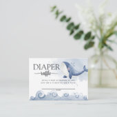 Carte de rabat de baleine Insertion (Debout devant)