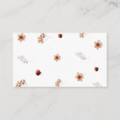 Carte de rabat de chaudière de chaudière d'automne (Dos)