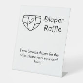 Carte de rabat Déposer le panneau Baby shower (Recto)