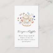 Carte de rabat fleur sauvage (Devant)