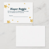 Carte de rabat pour Baby shower (Devant / Derrière)