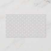 Carte de rabat pour Baby shower de couche rose fil (Dos)