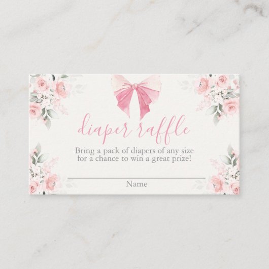 Carte de rabat pour fille Baby shower de la ceintu (Devant)