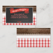 Carte de rabat Q pour bébé - Rouge (Devant / Derrière)