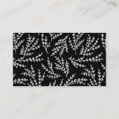 Carte de rabat rousse à la main noire (Dos)