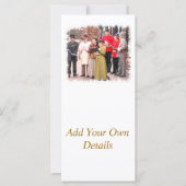 CARTE DE RACK DE CAROL SINGERS DE NOËL VICTORIEN (Devant)