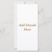 CARTE DE RACK FLEUR SAUVAGE (Dos)