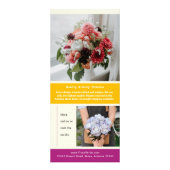 Carte de rack marketing créative Fleur d'impressio (Dos)