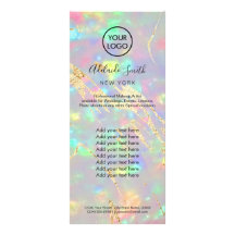carte de rack opale fausse iridescente