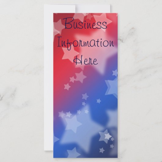 Carte de rack Signet de calendrier Star Spangled 2 (Devant)