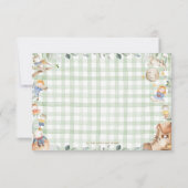 Carte de raffle de couche verte de la Nourriture m (Dos)