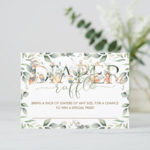 Carte de raffle de couche verte de la Nourriture m