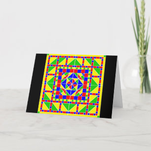 Carte de Rangoli 2 Diwali de couleurs primaires