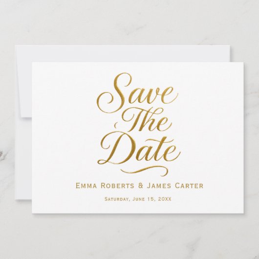 Carte de rappel à date de mariage en calligraphie (Devant)