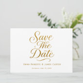 Carte de rappel à date de mariage en calligraphie (Debout devant)